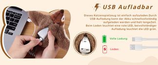 USB Wiederaufladbar und Praktisch
