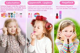 Make up Set für kreative Mädchen: Lidschatten, Lippen & Näge