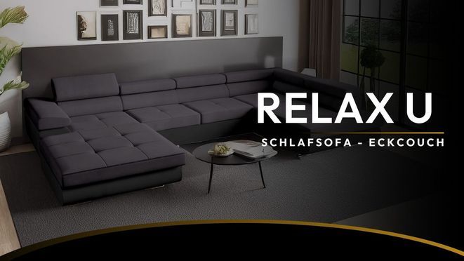 Luxuriöses RELAX U Ecksofa – Eleganz & Komfort vereint