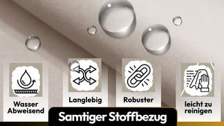 Pflegeleichter & robuster Bezug