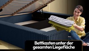 Integrierter Bettkasten