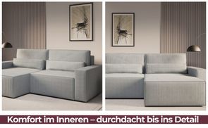 Hochwertige Materialien für maximalen Komfort