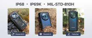 Extrem robust: IP68/IP69K & MIL STD 810H