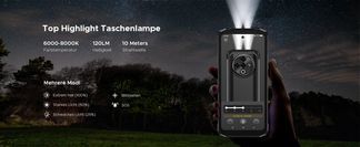 Doppelte LED Taschenlampe
