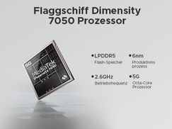 Leistungsstarker Dimensity 7050 Prozessor