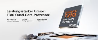Leistungsstarker Unisoc T310 Quad Core Prozessor