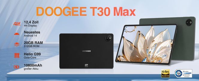 DOOGEE T30 MAX – Groß, stark und ausdauernd