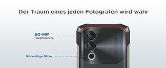 50MP AI Hauptkamera + 8MP Frontkamera & Face ID