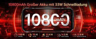 10800mAh Großer Akku Und OTG