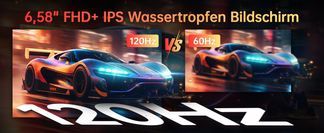 6.58 Zoll FHD+ IPS Wassertropfen Bildschirm