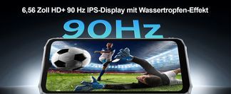 6.56 Zoll HD+ Kratzfester Bildschirm mit 90 Hz