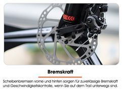 Doppelte mechanische Scheibenbremsen, Bremsschutz bei jedem 