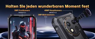 48MP Hauptkamera, 5MP Frontkamera, 2MP Makro