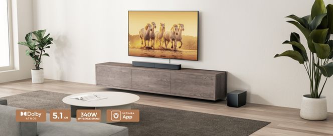 ULTIMEA Poseidon M60 Boom 5.1ch Soundbar mit Dolby Atmos