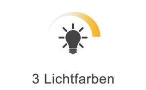 3 Lichtfarben einstellbare