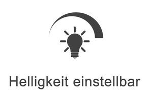 Helligkeit 10% 100% dimmbar