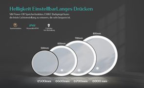 10% 100% einstellbare Helligkeit