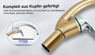 Messingmaterial, langlebig und praktisch