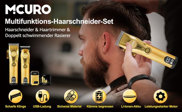 MCURO Multifunktions Haarschneider Set: Perfekte Frisuren für jeden Anlass!