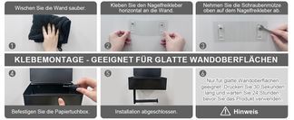 Einfache Klebemontage
