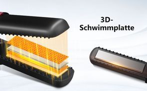 3D Schwebeplatten für glattes, verfilztes Haar
