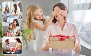 Herzliche Geschenke voller herzlicher Wünsche