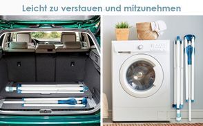 Leicht und platzsparend zusammenklappbar