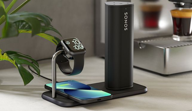ZENS 10W Dual+Watch Wireless Charger für Apple Watch, iPhone und AirPods
