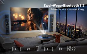 Beamer Bluetooth 5.3: Ton und Bild in perfekter Harmonie