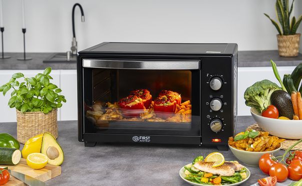 TZS First Austria Elektrischer Minibackofen, 35L – Komfort trifft Effizienz