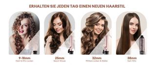 Vielseitige Locken-Styling-Tools