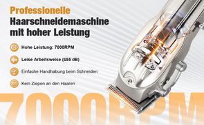Professioneller Haarschneider mit 7000 RPM Power​​