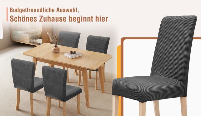 SIMLOVEVE Stilvoller Schutz für Ihre Stühle – flexibel & pflegeleicht