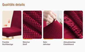 Elastisches Material für perfekten Sitz
