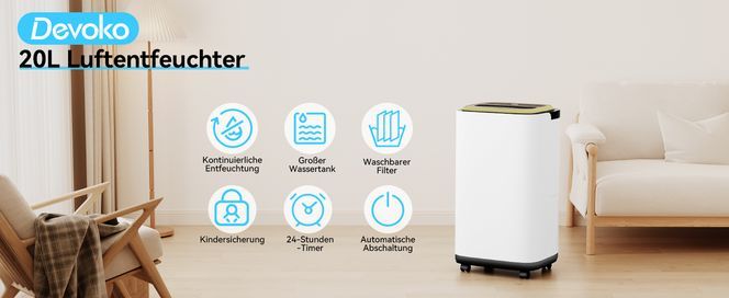 Hochleistungs Luftentfeuchter – Die perfekte Lösung für große Räume