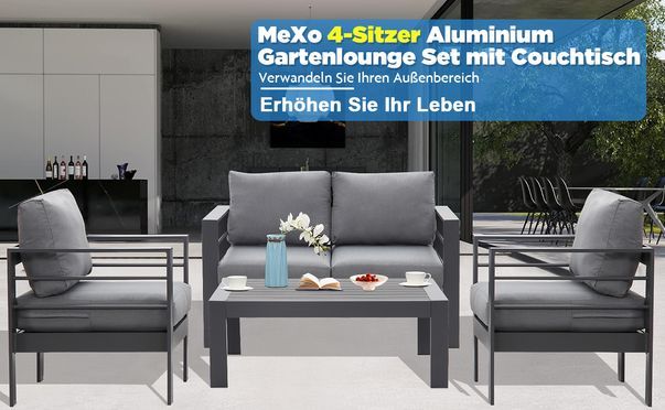 STILVOLL, LEICHT UND STABIL – UNSERE ALUMINIUM GARTENMÖBEL MACHEN IHRE OUTDOOR MOMENTE UNVERGESSLICH