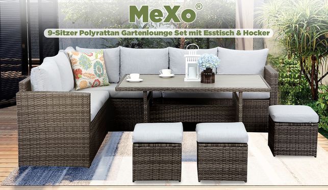 Stilvolles Outdoor Möbelset für gesellige Stunden