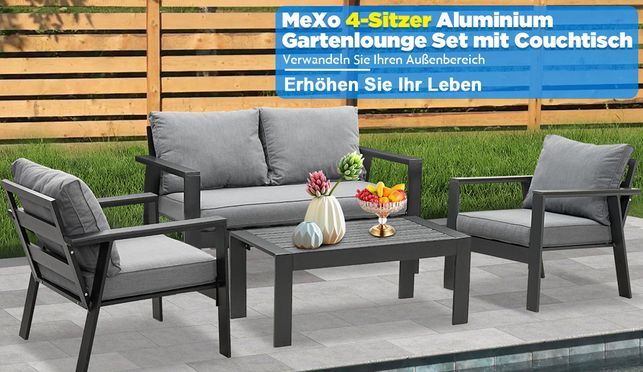STILVOLL, LEICHT UND STABIL – UNSERE ALUMINIUM GARTENMÖBEL MACHEN IHRE OUTDOOR MOMENTE UNVERGESSLICH