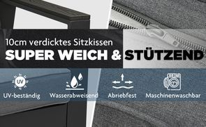 10 cm Ultra bequeme Sitzkissen