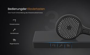 One Touch Umschaltung des Wasserauslassmodus