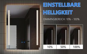 Smarter Badezimmerspiegel & Wasserdicht