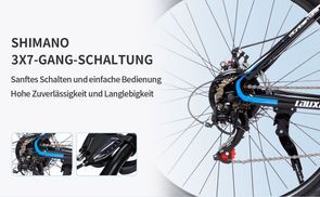 3×7 GANG SHIMANO SCHALTUNG