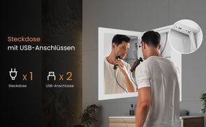 Steckdose mit USB Anschluss