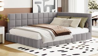 Vielseitiges Sofa Bett mit austauschbarem Kopfteil