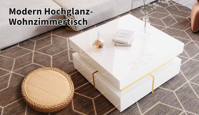 Couchtisch in Schwarz oder Weiß – Schlicht und modern