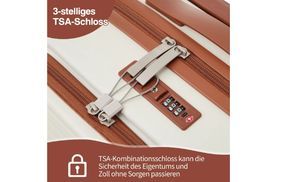 Reiseset mit TSA Sicherheitsschloss für sichere Reisen