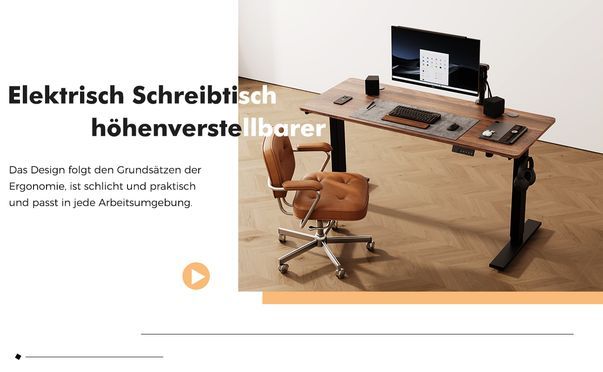 Machen Sie den elektrisch höhenverstellbaren Schreibtisch von HOMAVO zu Ihrem idealen Arbeitspartner