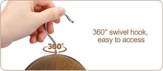 360° drehbarer Haken