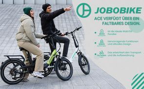 JOBOBIKE ACE – Kompakt, stylisch, bereit für den Alltag
