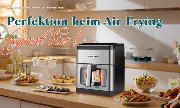 Luftfritteuse mit großer Kapazität